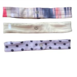 3 Lululemon Headbands